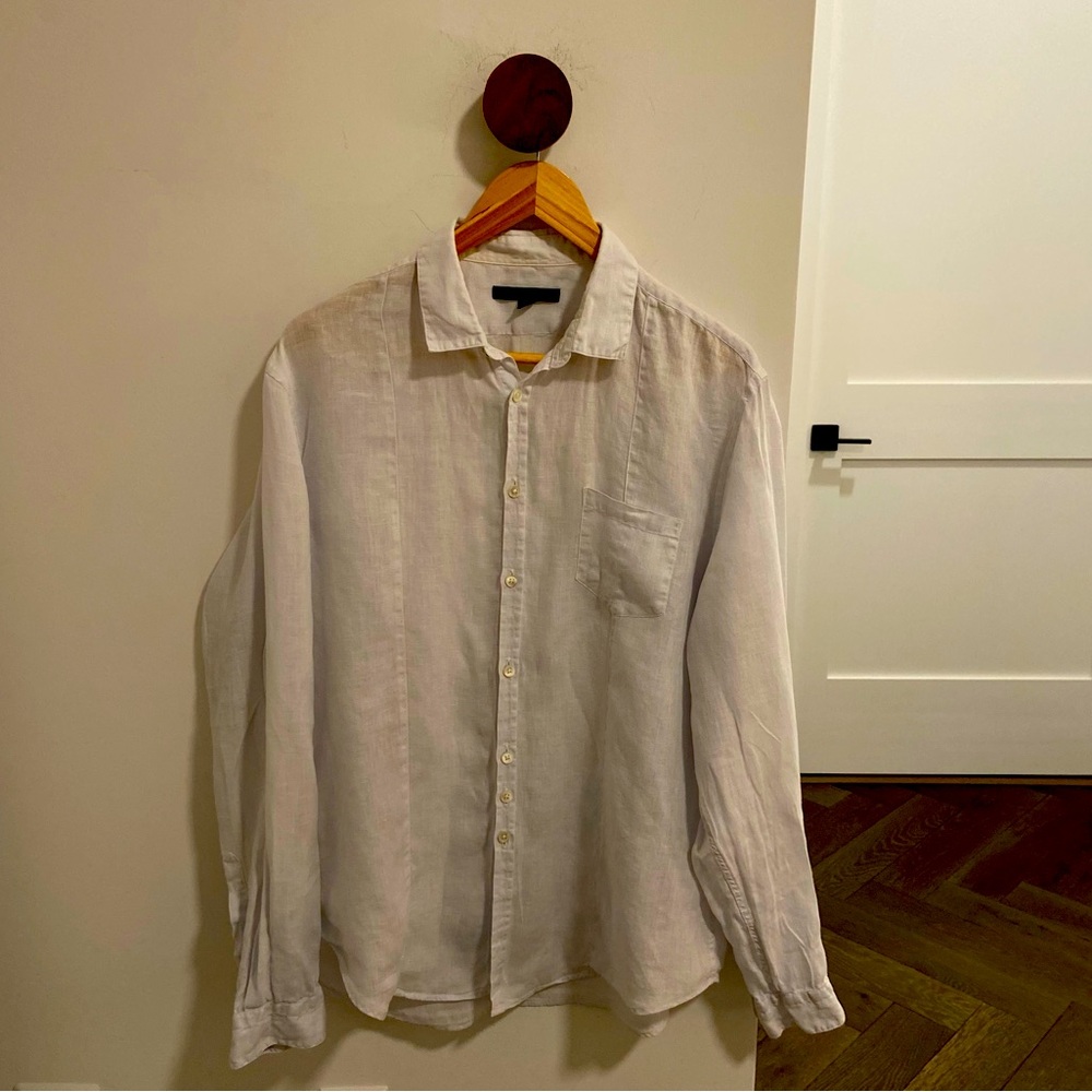 John Varvatos men’s linen shirt